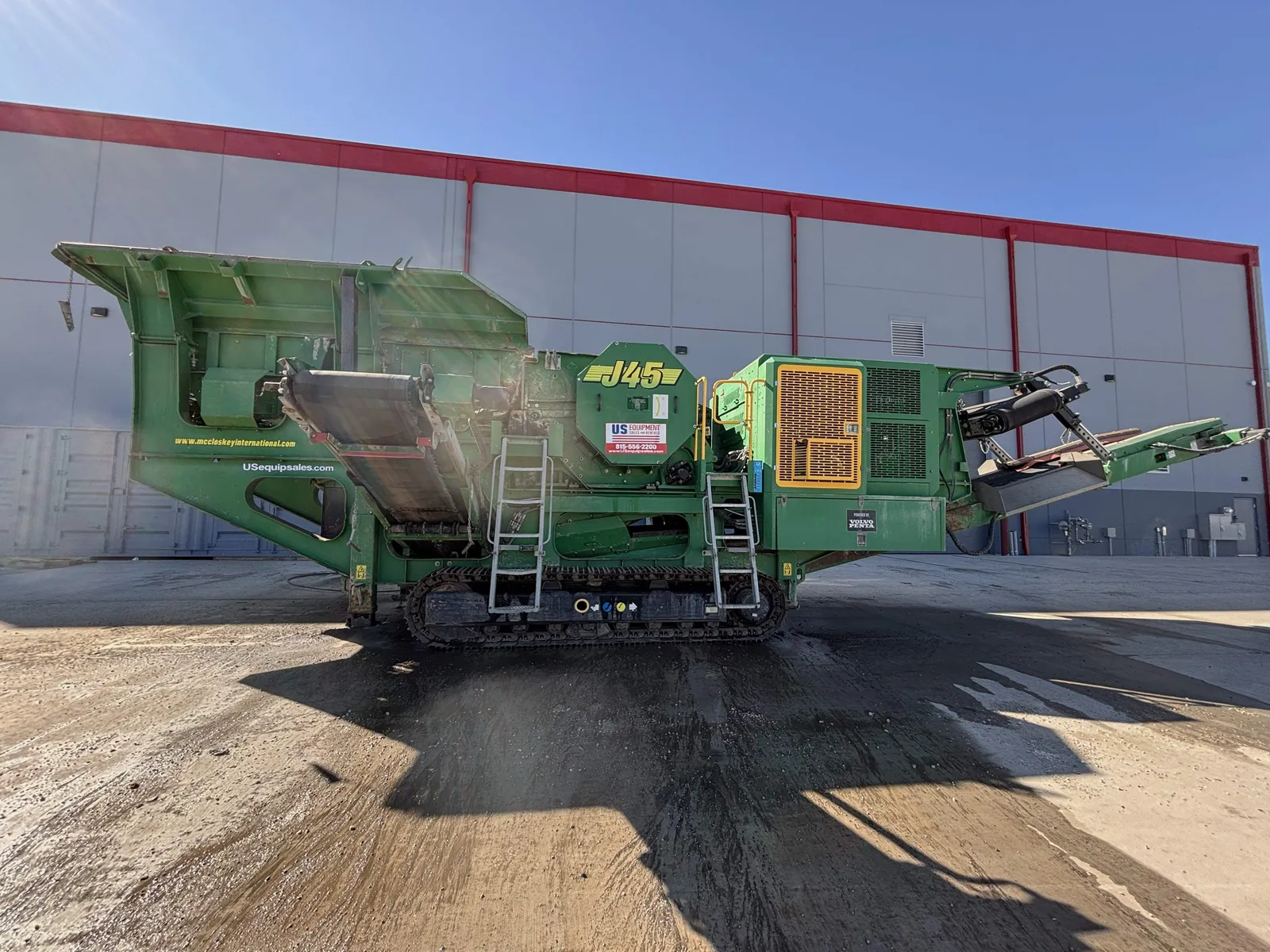 2021 McCloskey J45 High - Capacity Mobile Jaw Crusher #CS694